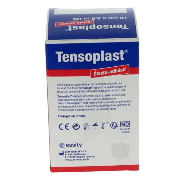 Tensoplast Hb Bande Adhésive élastique 10cmx2,5m