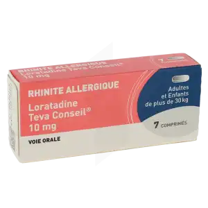 Loratadine Teva Conseil 10 Mg, Comprimé à LYON