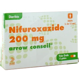 Nifuroxazide Arrow 200 Mg, Gélule
