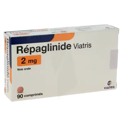 Repaglinide Viatris 2 Mg, Comprimé à CHAMPAGNOLE