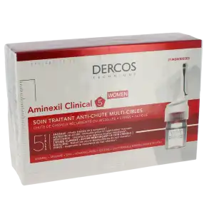 Vichy Dercos Aminexil Femme Clinical 5 Traitement Anti-chute 1unidoses/6ml à Bassens