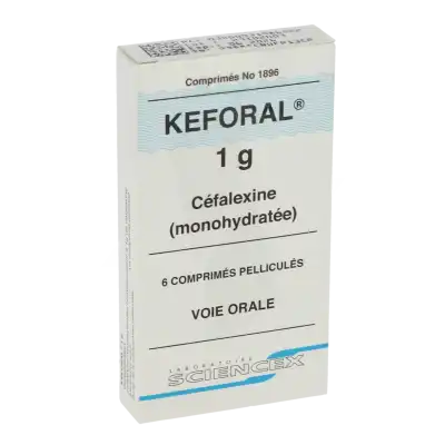 Keforal 1 G, Comprimé Pelliculé à LES-PAVILLONS-SOUS-BOIS