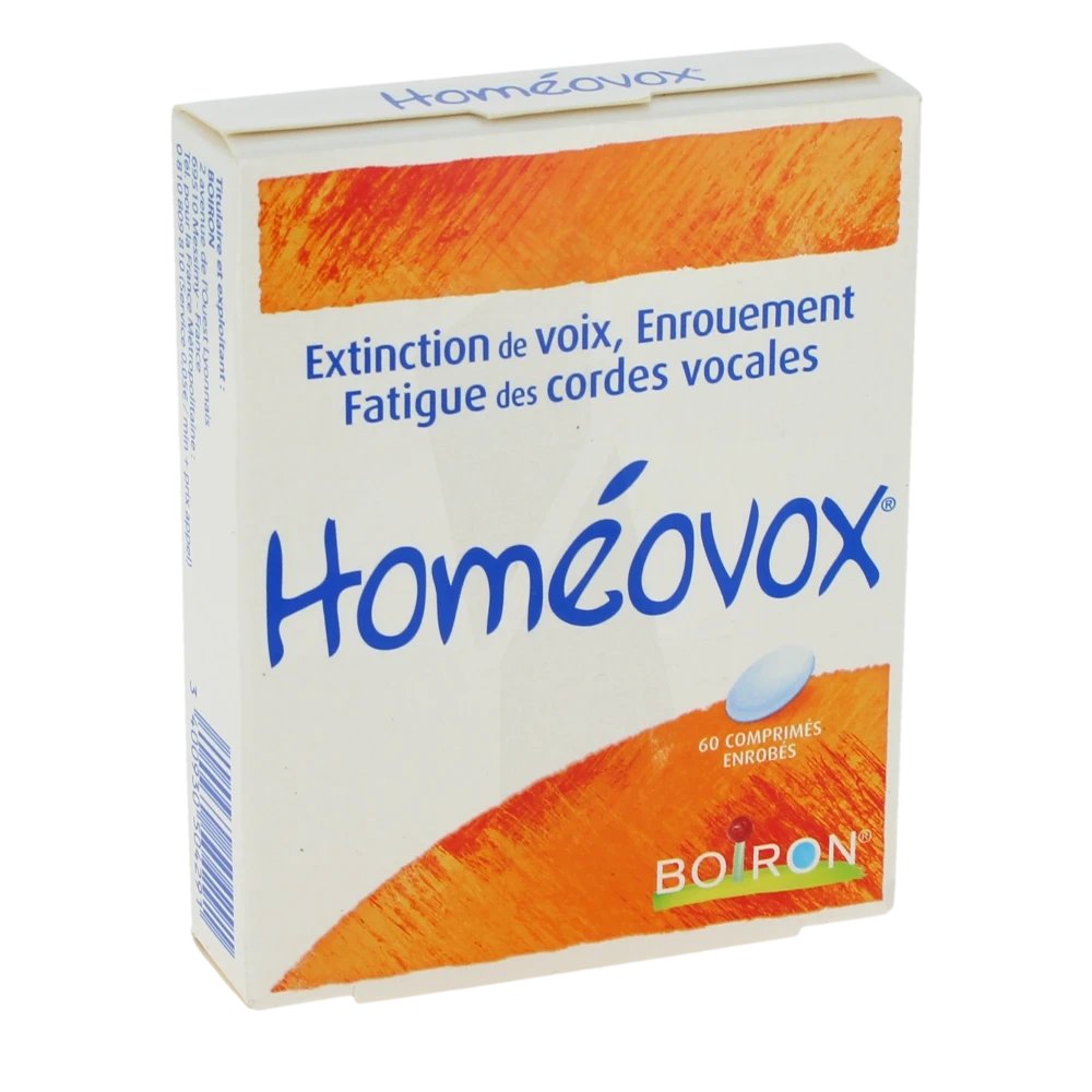 Homeovox, Comprimé Enrobé