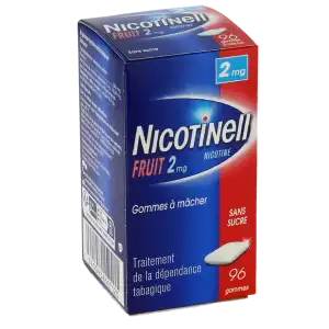 Nicotinell Fruit 2 Mg Sans Sucre, Gomme à Mâcher Médicamenteuse à Notre-Dame-de-Bellecombe