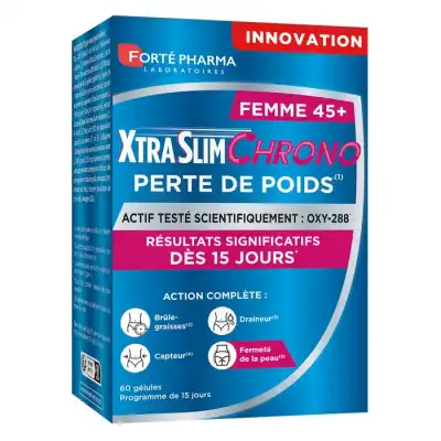 Forte Pharma Xtraslim Chrono Femme 45+ Perte De Poids Gélules B/60 à Bordeaux