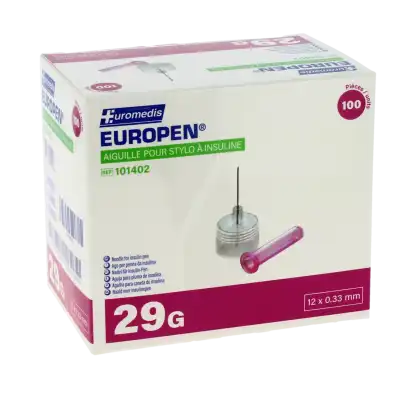 Europen Aiguille Pour Stylo Injecteur 29gx12mm B/100 à Mérignac