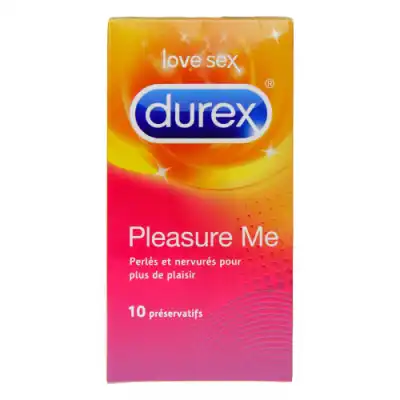 Durex Pleasure Me Préservatif Pochette/10 à HEROUVILLE ST CLAIR