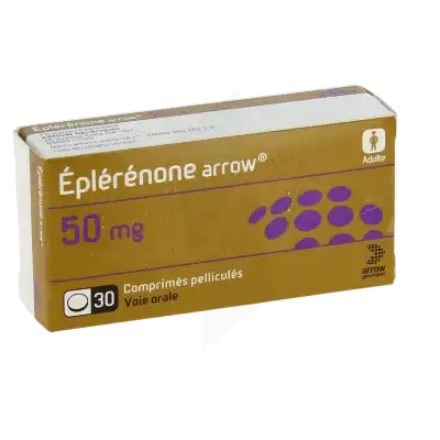 Eplerenone Arrow 50 Mg, Comprimé Pelliculé à MONTEREAU-FAULT-YONNE