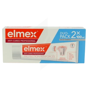 Elmex Dentifrice Anti-caries Professional Protection Renforcée 2t/100ml