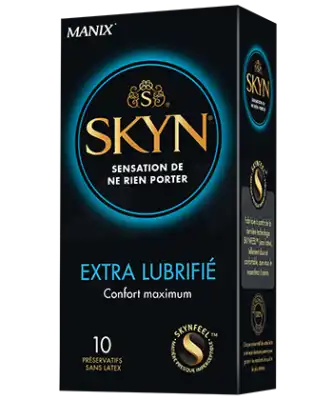 Manix Skyn Préservatif Extra Lubrifié B/10+4 à DIJON