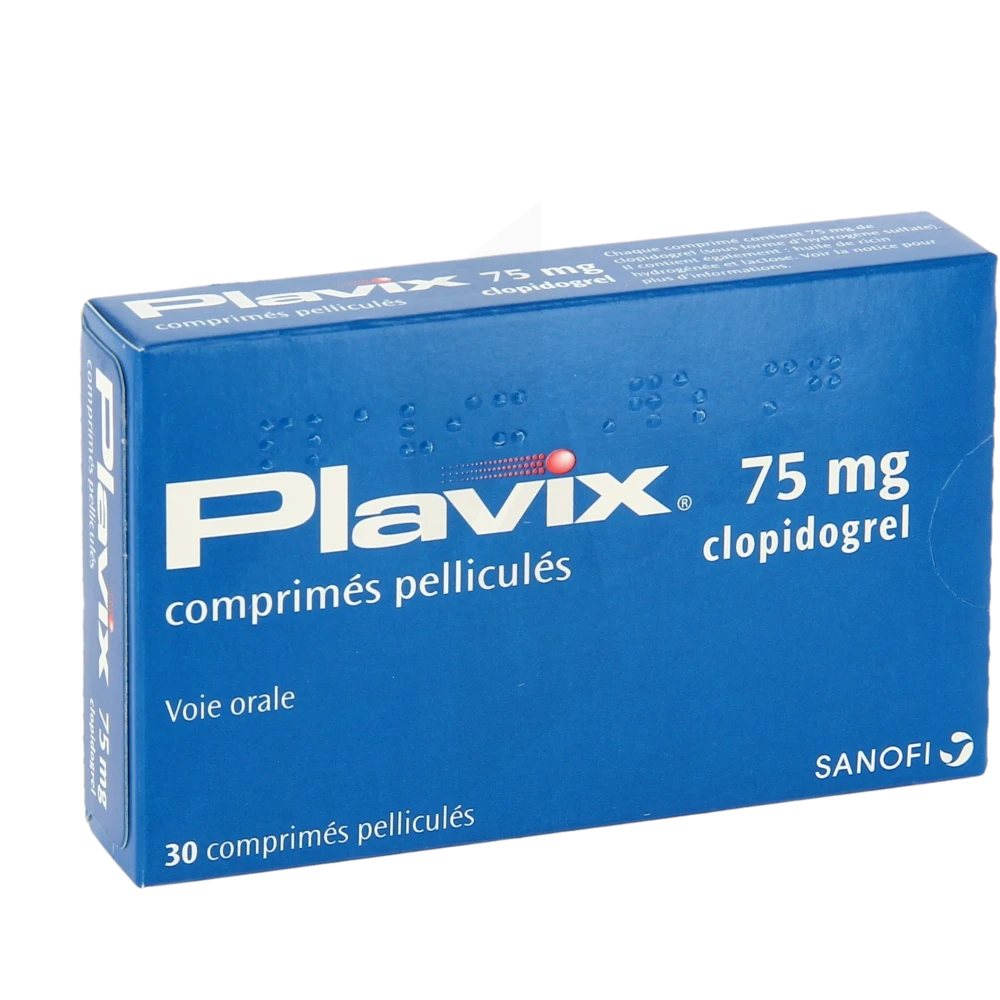 Plavix 75 Mg, Comprimé Pelliculé