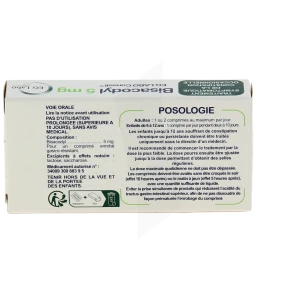 Bisacodyl Eg Labo Conseil 5 Mg, Comprimé Enrobé Gastro-résistant