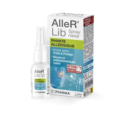 3c Pharma Aller'lib Spr Nasal 15ml à Pinsaguel