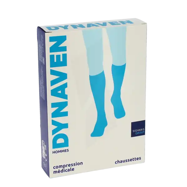 Dynaven Fin Chaussettes  Homme Classe 2 Gris Large Normal