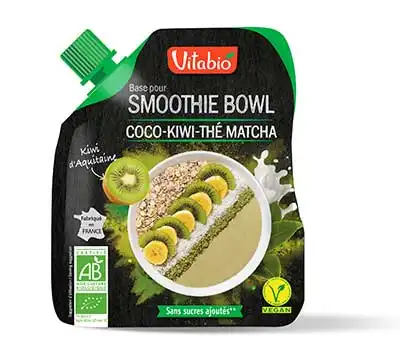 Vitabio Smoothie Bowl Coco Kiwi Thé Matcha à ROQUETTES