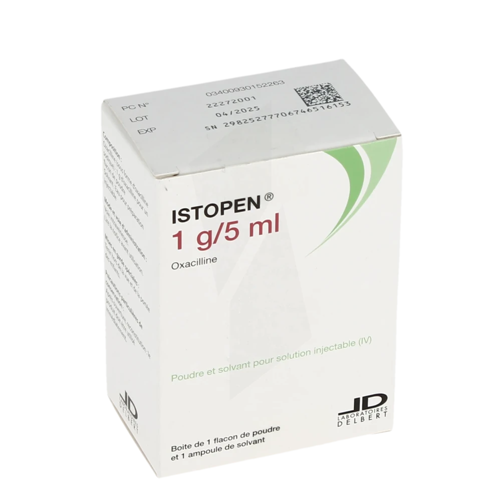 Istopen 1 G/5 Ml, Poudre Et Solvant Pour Solution Injectable (iv)