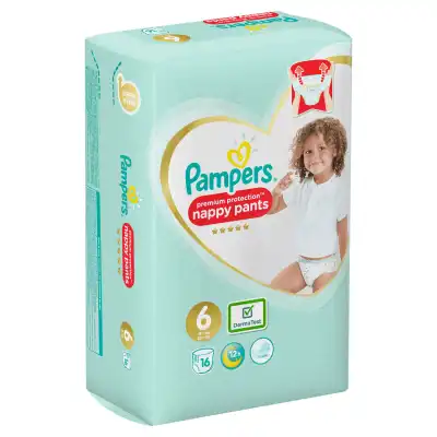 Pampers Premium Pants Couche T6 16kg+ Paquet/16 à Nogaro