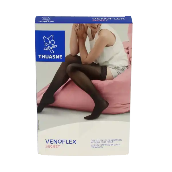 Thuasne Venoflex Secret 2 Chaussette Femme Beige Naturel T2l