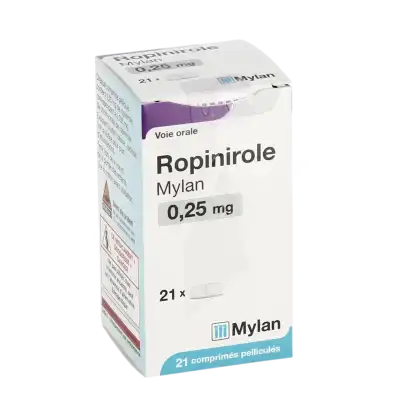 Ropinirole Viatris 0,25 Mg, Comprimé Pelliculé à Chelles