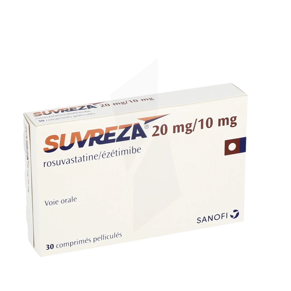Suvreza 20 Mg/10 Mg, Comprimé Pelliculé