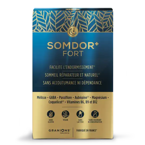 Somdor+® Fort Sommeil – Stress 30 Comprimés