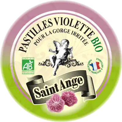 Saint-Ange Bio Pastilles Violette Boite métal/50g