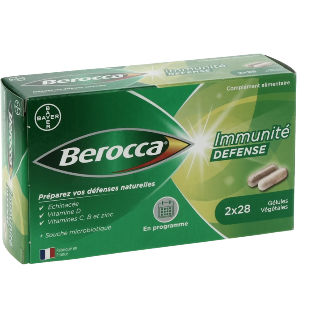 Berocca Immunité Défense Gélules B/2x28