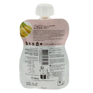 Popote Banane Bio Gourde De 120 G