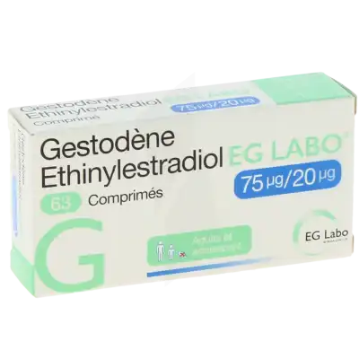 Gestodene/ethinylestradiol Eg Labo 75 µg/20 µg Cpr 3plq/21 à TOULOUSE