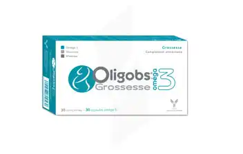Oligobs Grossesse Omega 3 B/60 (30 + 30) à Entrelacs