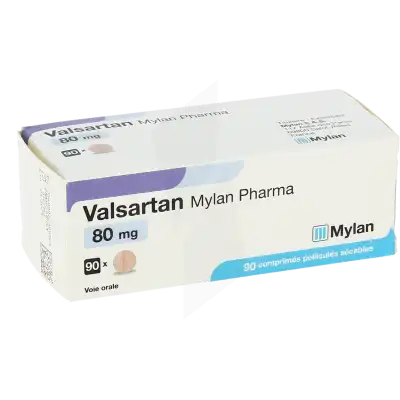 Valsartan Viatris 80 Mg, Comprimé Pelliculé Sécable à Nice