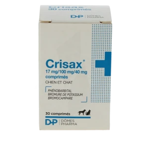 Crisax 17 Mg/100 Mg/40 Mg Comprimes Pour Chiens Et Chats, Comprimé