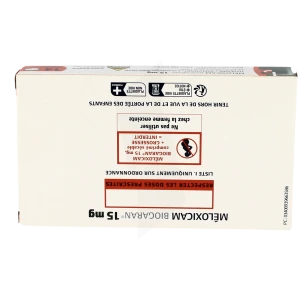 Meloxicam Biogaran 15 Mg, Comprimé Sécable
