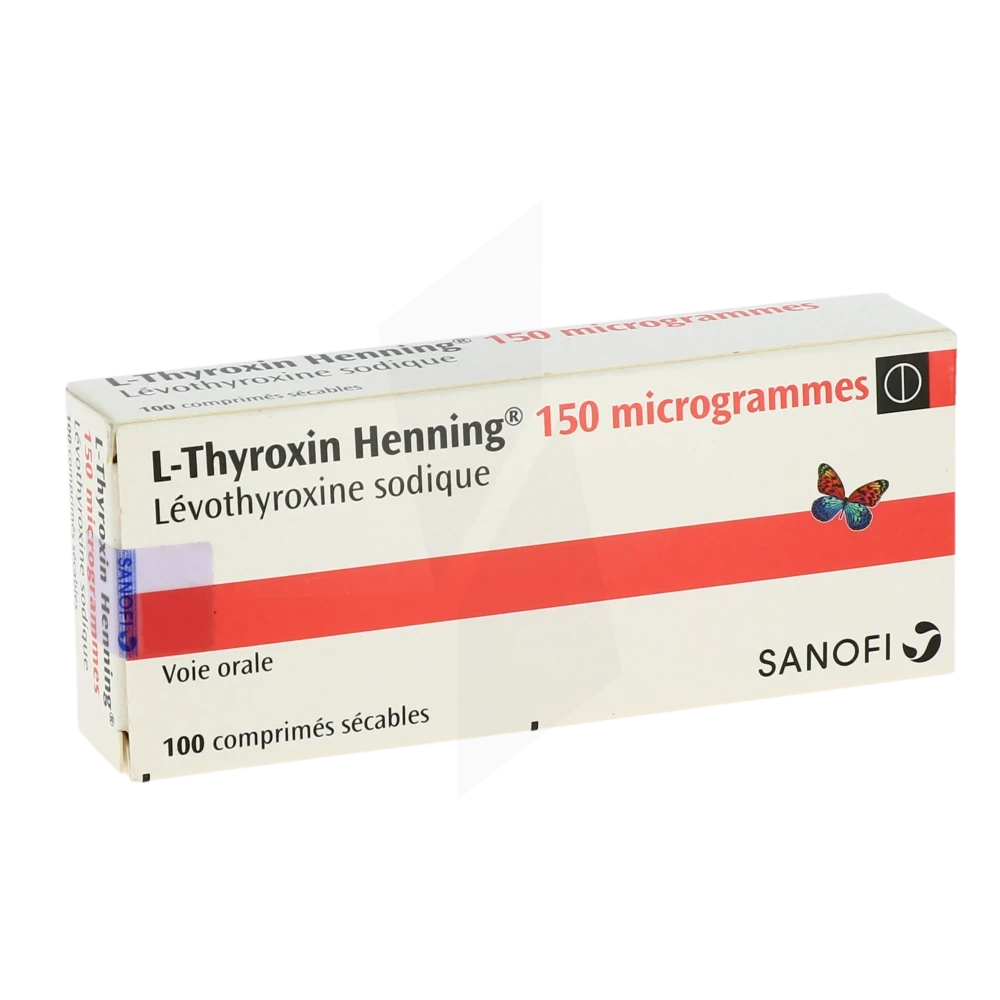 L-thyroxin Henning 150 Microgrammes, Comprimé Sécable