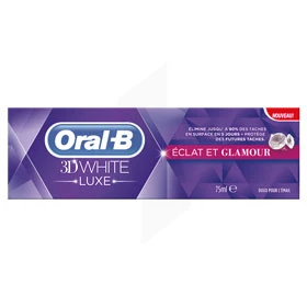 Oral B 3d White Luxe Eclat Et Glamour, Tube 75 Ml