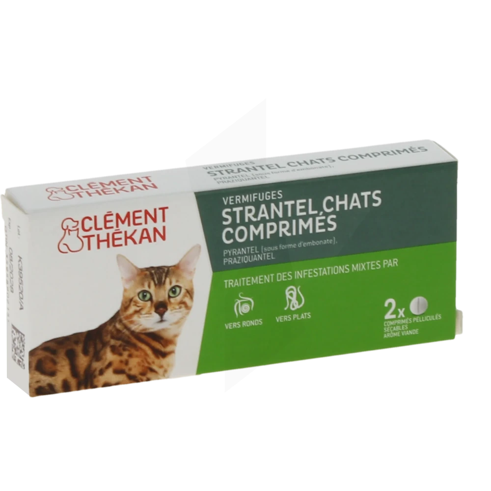 Strantel 230/20 Mg Comprimes Pellicules Pour Chats, Comprimé Pelliculé