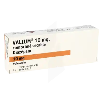 Valium 10 Mg, Comprimé Sécable à Clamart