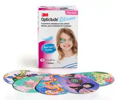 Opticlude Design Girl Pansements Orthoptiques Silicone Maxi 5,7x8cm B/50