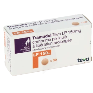 Tramadol Teva L.p. 150 Mg, Comprimé Pelliculé à Libération Prolongée