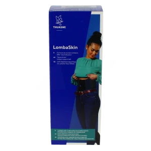 Thuasne Lombaskin Ceinture Lombaire Noir Hauteur 21cm Taille 3