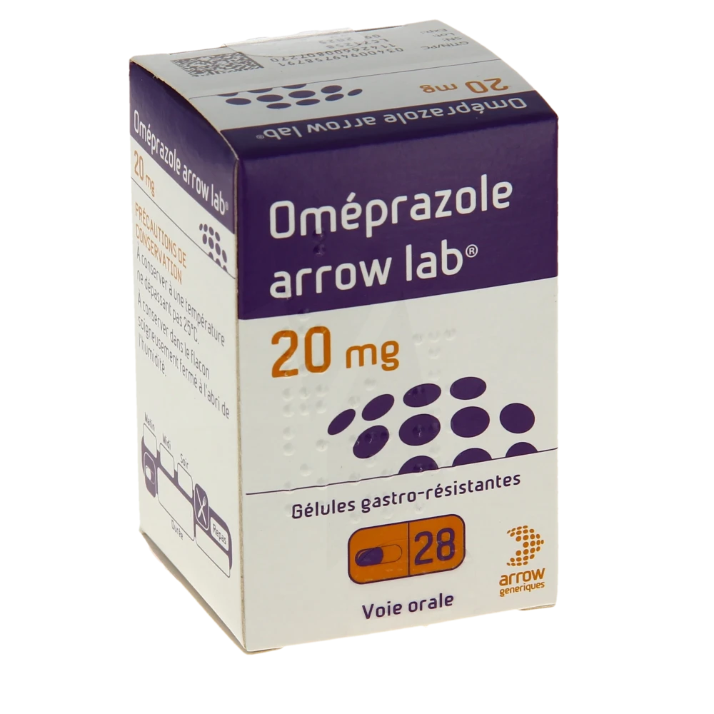 Omeprazole Arrow Lab 20 Mg, Gélule Gastro-résistante