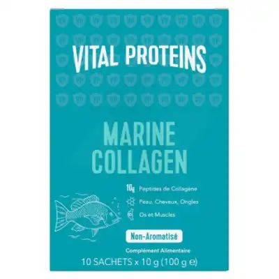 Acheter Vital Proteins Marine Collagen Poudre 10 Sticks/10g à CANEJAN