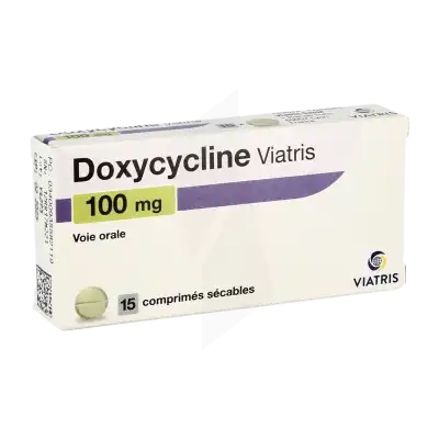 Doxycycline Viatris 100 Mg, Comprimé Sécable à Nice