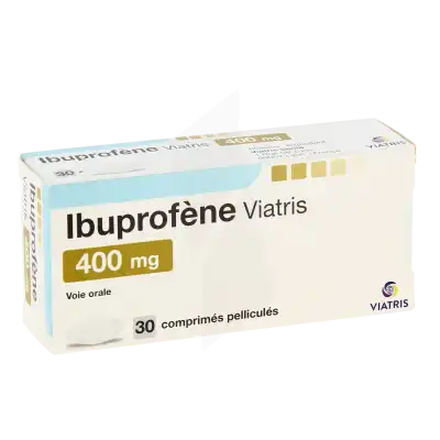 Ibuprofene Viatris 400 Mg, Comprimé Pelliculé à SAINT-SAENS