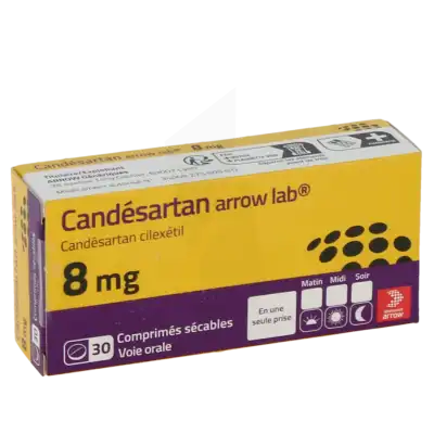 Candesartan Arrow Lab 8 Mg, Comprimé Sécable à TOULOUSE