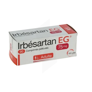 Irbesartan Eg 75 Mg, Comprimé Pelliculé