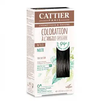 Cattier Coloration Kit 1.0 Noir 120ml à Caumont-sur-Durance