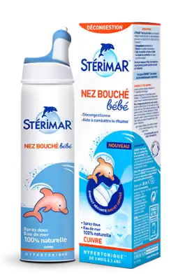 Stérimar Nez Bouché Bébé Solution Nasale Fl Pulv/100ml à Aubervilliers