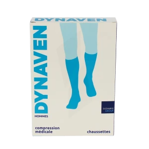 Dynaven Fin Chaussettes  Homme Classe 2 Gris Large Normal