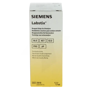 Siemens Labstix Bandelettes Réactives Pour Analyse D'urine B/100